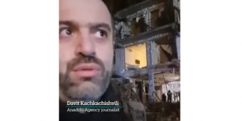 Унаслідок ракетного удару в Харкові постраждав журналіст турецького новинного агентства 23 Унаслідок ракетного удару в Харкові постраждав журналіст турецького новинного агентства