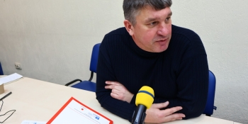 Головний редактор газети Перемога Олександр Моцний