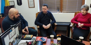 Головний редактор «Голос-інфо» Віталій Чорненький: «Журналіст на фронті має діяти так, як кажуть військові» 24 Журналісти взяли участь у тренінгу з підготовки й особливостей роботи в місцях бойових дій та прифронтових населених пунктах