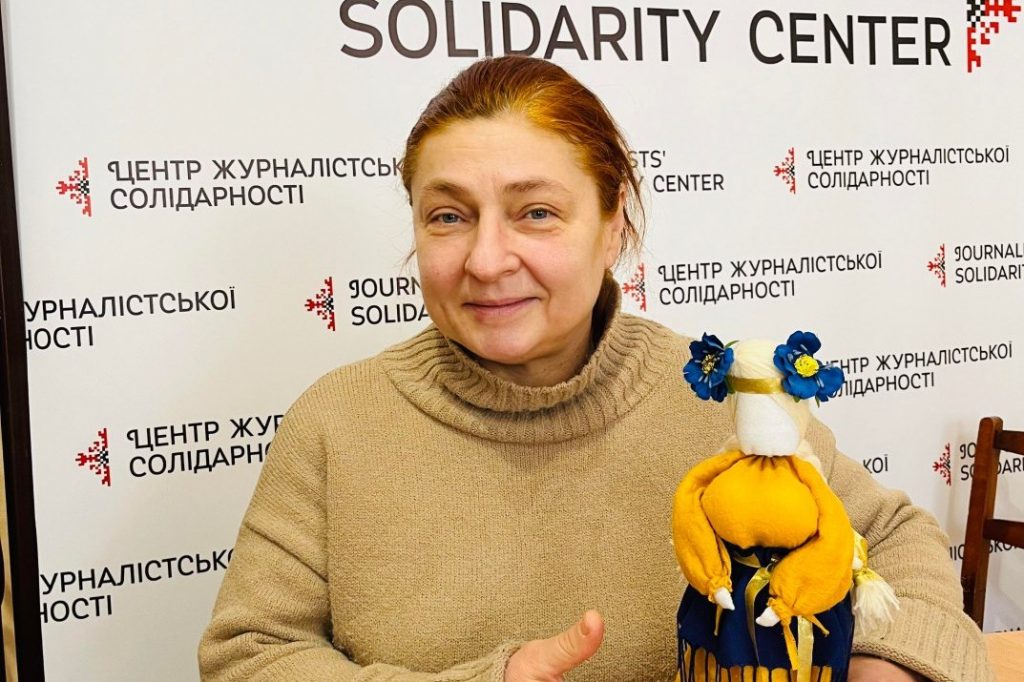 Редакторка газети «Запорізька правда» Наталія Зворигіна