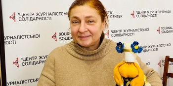 Редакторка газети «Запорізька правда» Наталія Зворигіна