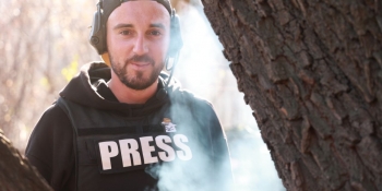 Воєнний кореспондент Костянтин Мельников: «Не говорити про війну, коли йде війна – злочин для журналіста» 23 Воєнний журналіст Костянтин Мельников