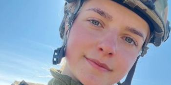 Бойова медикиня «Мавка» дала поради журналістам з тактичної медицини 18 Бойова медикиня Марта Діхтярик