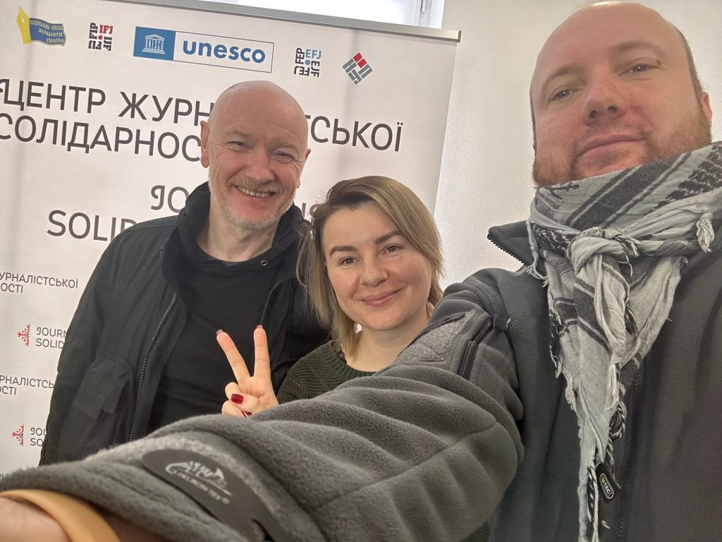 Харківський Центр журналістської солідарності НСЖУ відвідав ірландський правозахисник Браін Дулі