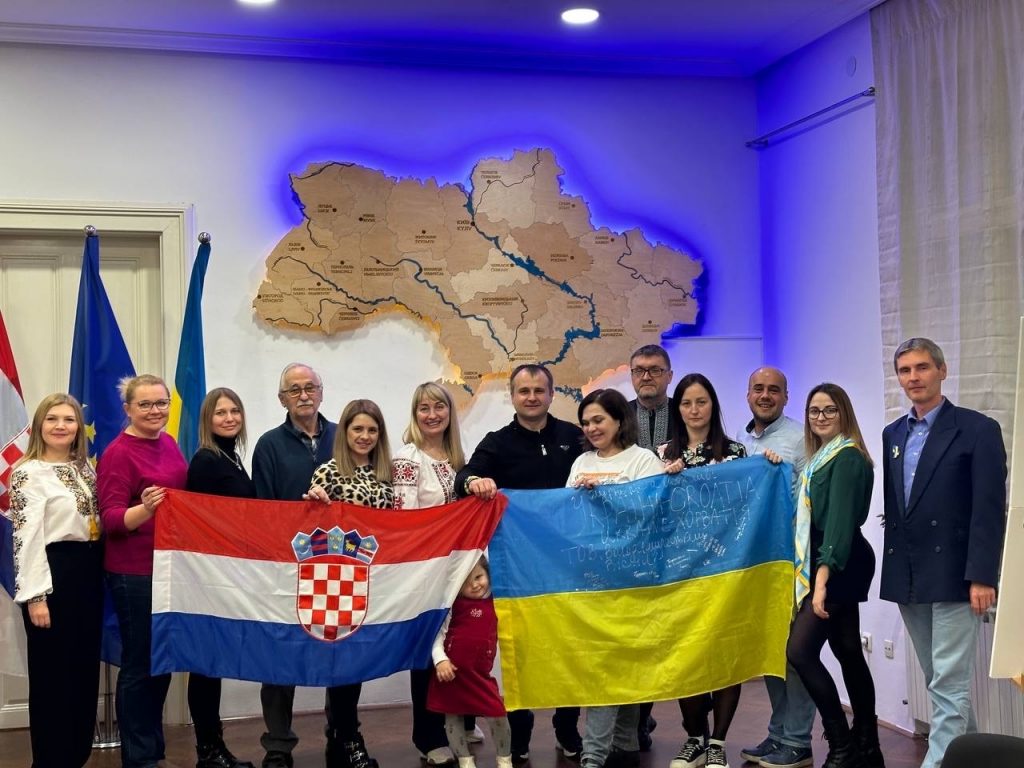Зустріч в офісі Української громади в столиці Хорватії Загребі