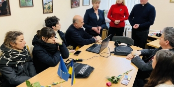 Нові ініціативи: зустріч українських медійників з італійськими благодійниками  в Івано-Франківському центрі журналістської солідарності