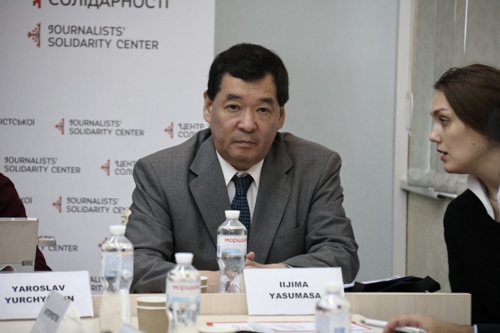 «Роль журналістів під час війни є надзвичайно важливою», – Повірений у справах Посольства Японії в Україні Іджіма Ясумаса