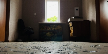 Втретє від російських обстрілів постраждала редакція газети «Зоря» із Золочева Харківської області 26 Втретє від російських обстрілів постраждала редакція газети «Зоря» із Золочева Харківської області