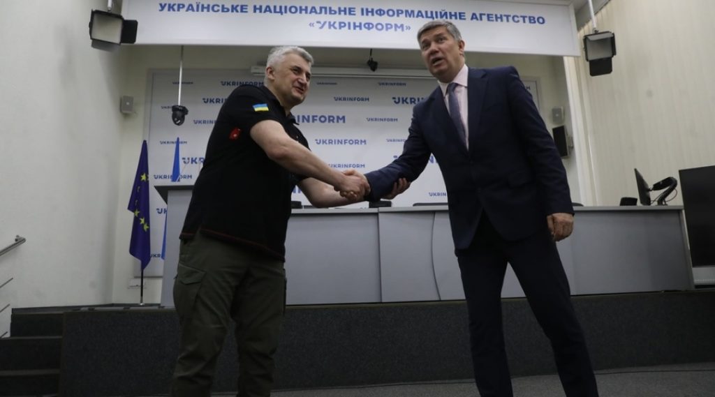 Колективу «Укрінформу» представлено нового гендиректора – Сергія Череватого