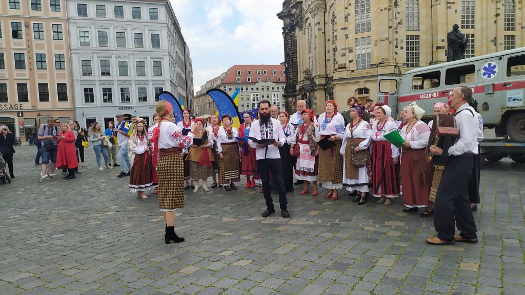 Репортаж з Дрездена запорізької журналістки: акція «UKRAINE IN EUROPA» 1