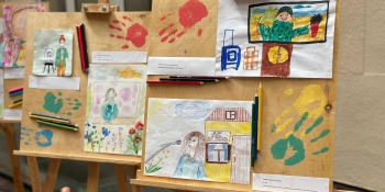 Виставка дитячих малюнків НСЖУ «Я – з родини журналістів» відкрилася в Київському столичному університеті імені Бориса Грінченка