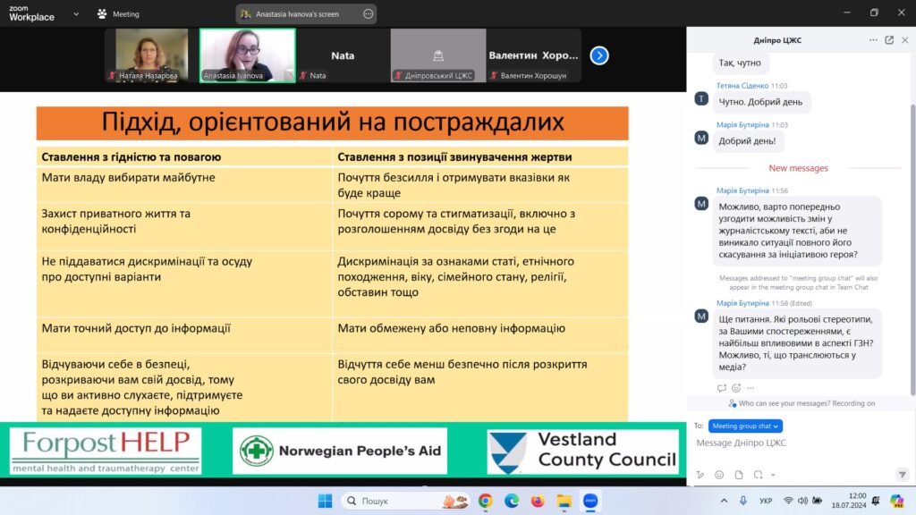 Без стереотипів та гонитви за сенсаціями: у Дніпрі медійникам розповіли про нюанси висвітлення гендерно зумовленого насильства 6