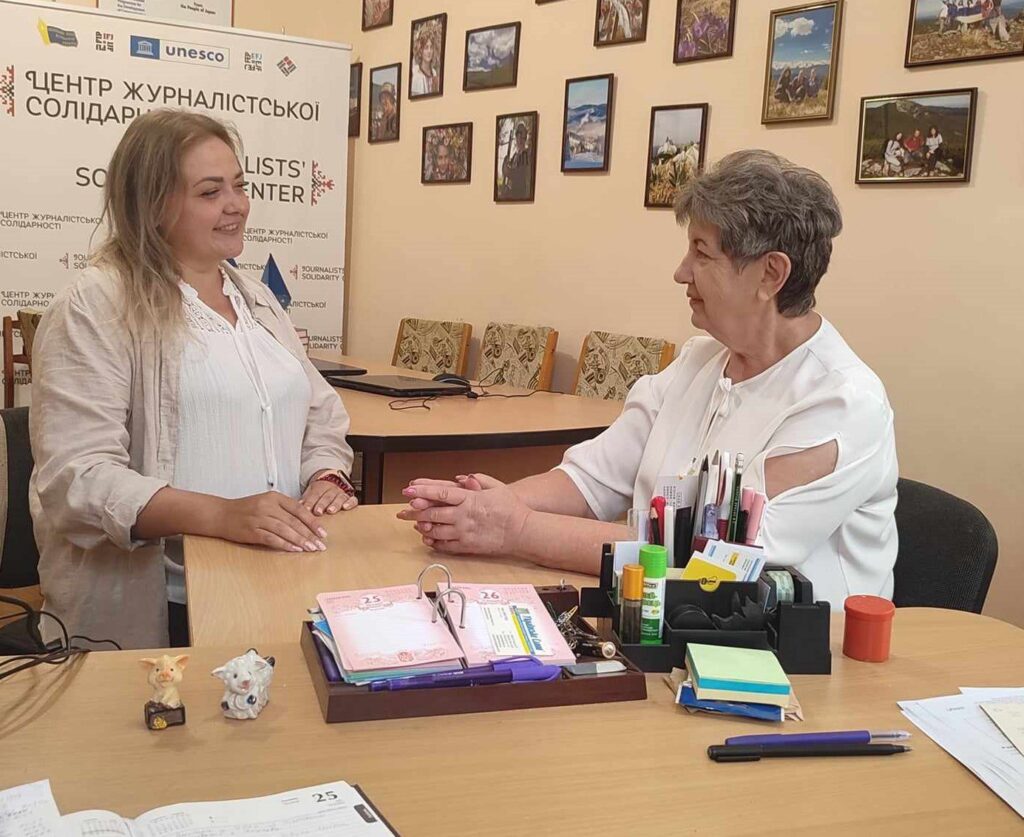 Харківська медійниця Тетяна Кривоніс: «Завдяки Центру журналістської солідарності почуваюся  не самотньо»