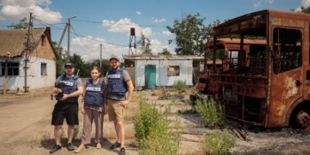 Бронежилети для журналістів: оператор «Правда Тут» Віктор Сембратович розповів про поїздку до прифронтових регіонів