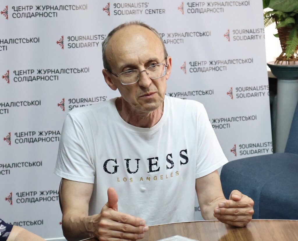 Журналіст Олександр Верьовкін повернувся з фронту