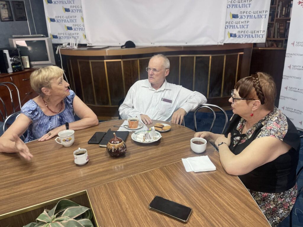 Медійник з Німеччини Бернгард Класен: «Я в захваті від того, як приймають мене в Запорізькому Центрі журналістської солідарності!»