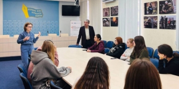 Студенти-журналісти Київського міжнародного університету завітали до головного офісу НСЖУ