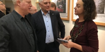 У німецькому місті Фульда відкрилася фотовиставка НСЖУ про роботу журналістів у зоні бойових дій