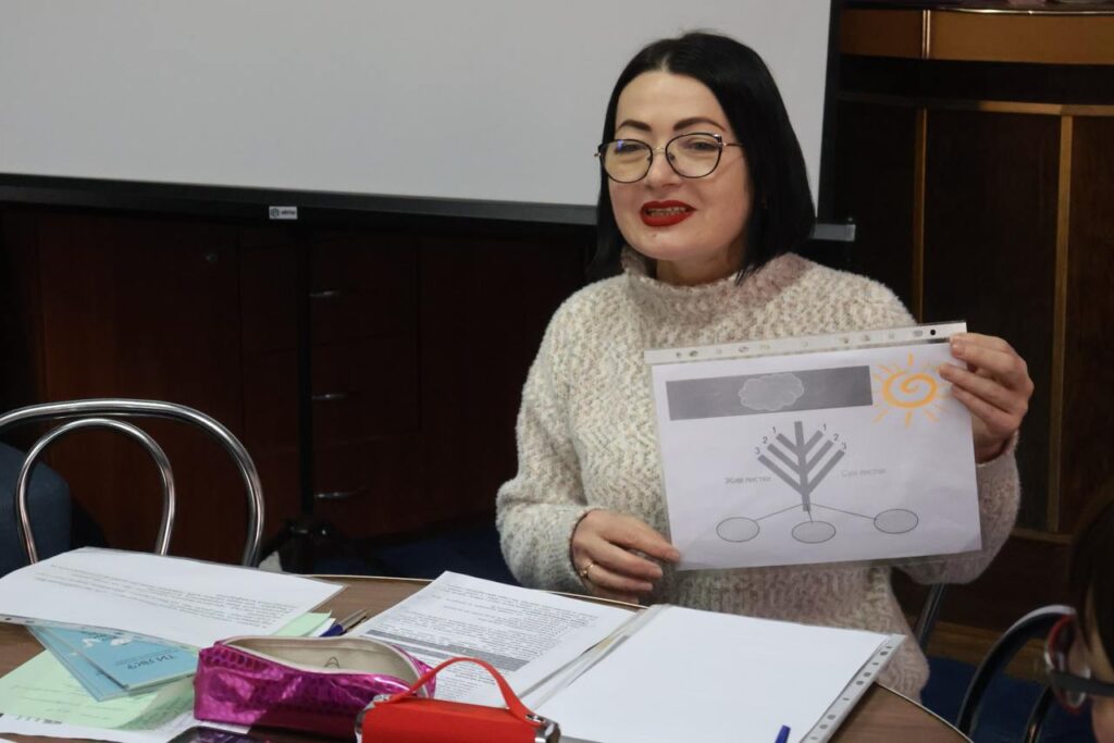 Ментальне здоров`я: психологиня Ольга Лоцман вчила запорізьких медійників керувати своїми станами