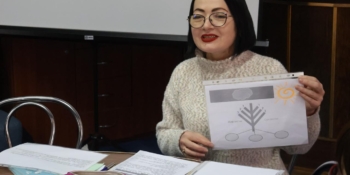 Ментальне здоров`я: психологиня Ольга Лоцман вчила запорізьких медійників керувати своїми станами