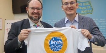 Візит високого посадовця ЮНЕСКО: НСЖУ відвідав друг українських журналістів Гільєрме Канела