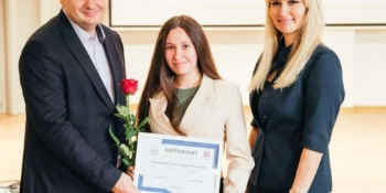 Майбутня журналістка, членкиня НСЖУ Олександра Борзьонок стала лавреаткою премії Івано-Франківської міської ради