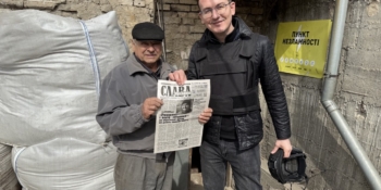 «Журналістика під час війни – це надія для людей у найтемніші часи», – Сергій Томіленко під час поїздки на прифронтовий Південь України