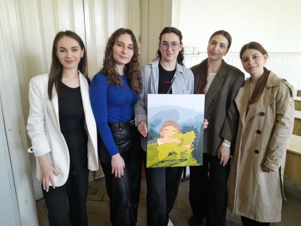 Львівські студенти, які задонатили на ремонт автомобіля для пресофіцерів, отримали подарунок