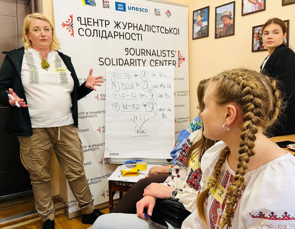 Як подбати про своє ментальне здоров’я: тренінг для майбутніх журналістів в Івано-Франківському Центрі журналістської солідарності