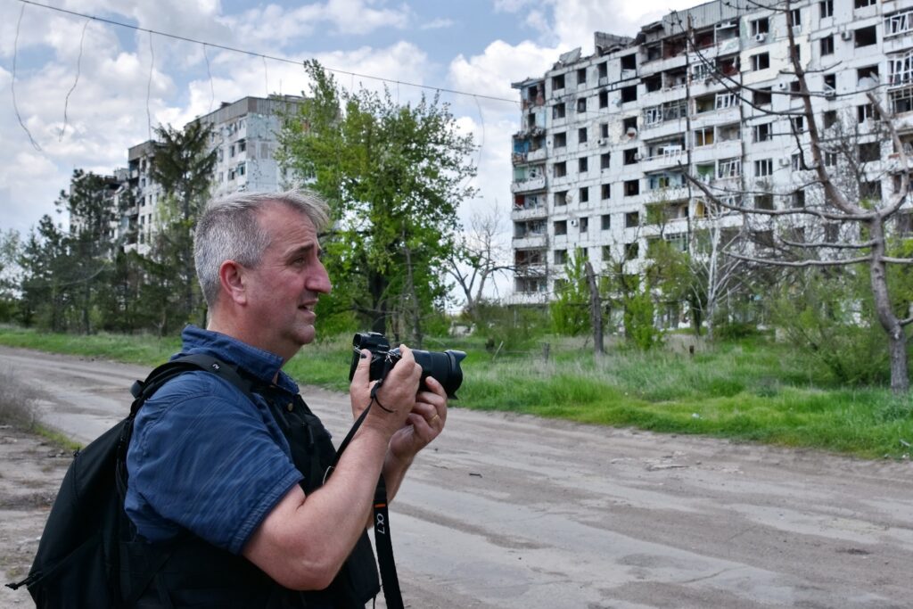 Французький фотожурналіст Фредерік Петрі документує реалії війни на Запоріжжі