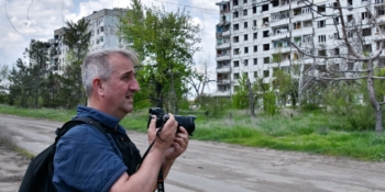 Французький фотожурналіст Фредерік Петрі документує реалії війни на Запоріжжі