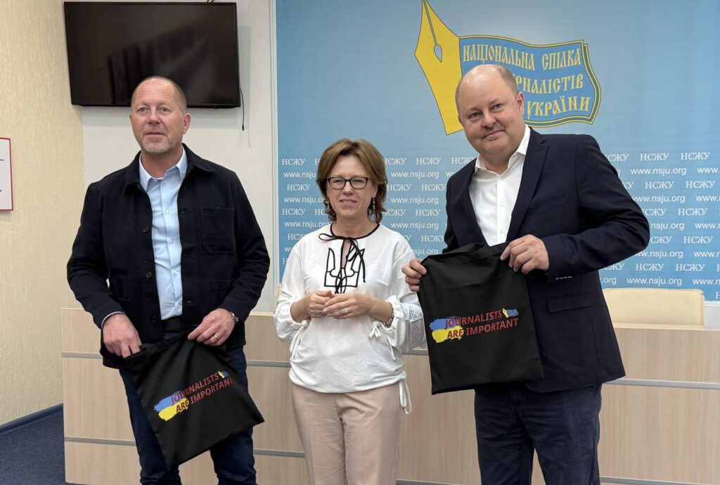 До офісу НСЖУ завітали партнери зі Швеції