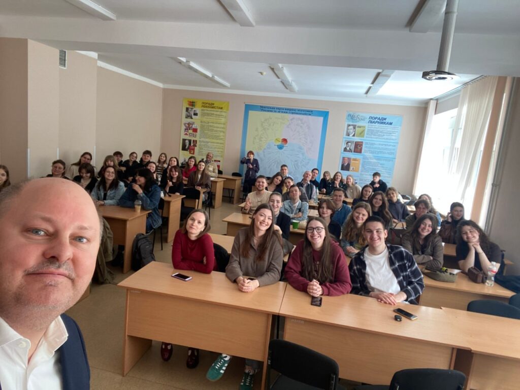 Сучасні виклики медіа: лекція Томаса Маттссона в університеті Грінченка