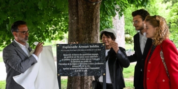 Еспланаду імені Армана Солдіна, журналіста AFP, вбитого в Україні, відкрито у французькому Віші