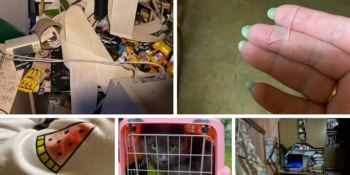 Херсонська журналістка Євгенія Вірлич оговтується після контузії і відновлює пошкоджене помешкання в Києві