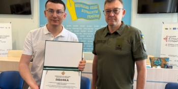 Голові НСЖУ Сергію Томіленку вручено подяку командувача Сил логістики ЗСУ
