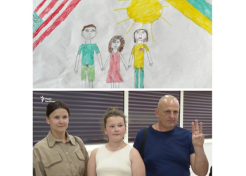 Намальована мрія стала реальністю: сім’я колишнього в’язня Кремля Владислава Єсипенка возз’єдналася