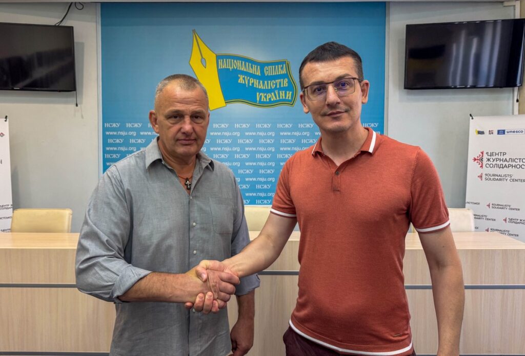 «Ви робите дуже важливі справи!» – Владислав Єсипенко відвідав офіс НСЖУ