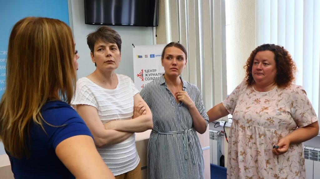«Я прийшла до НСЖУ, бо більше йти було нікуди»: журналістки з Херсонщини і Донеччини поділились своїми історіями з виконавчою директоркою Free Press Unlimited Рут Кроненбург 2