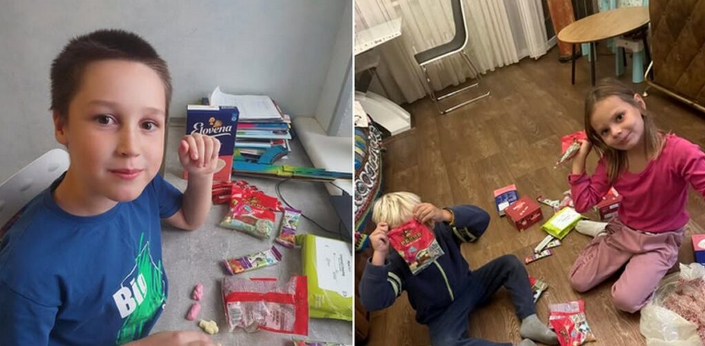 Команда ЦЖС Харків передала набори солодощів сім’ям медійників із дітками