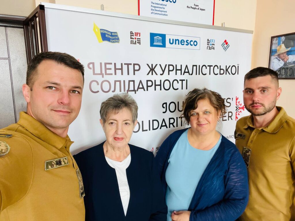 Нацгвардійці-медійники під час візиту до Івано-Франківського ЦЖС висловили бажання стати членами НСЖУ 2
