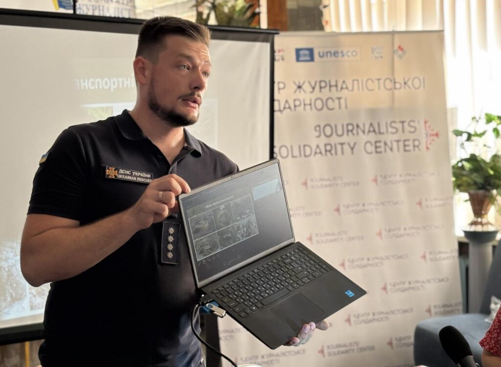 Почув звук шахеда – не думай, ховайся: запорізькі журналісти отримали нові знання з безпеки