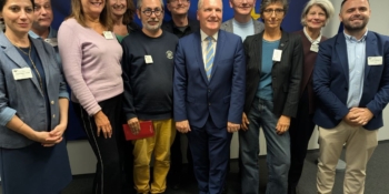 «Прифронтові газети — щит правди»: Сергій Томіленко під час зустрічі з Єврокомісаром Майклом МакҐратом закликав підтримати українські медіа 18 «Прифронтові газети — щит правди»: Сергій Томіленко під час зустрічі з Єврокомісаром Майклом МакҐратом закликав підтримати українські медіа