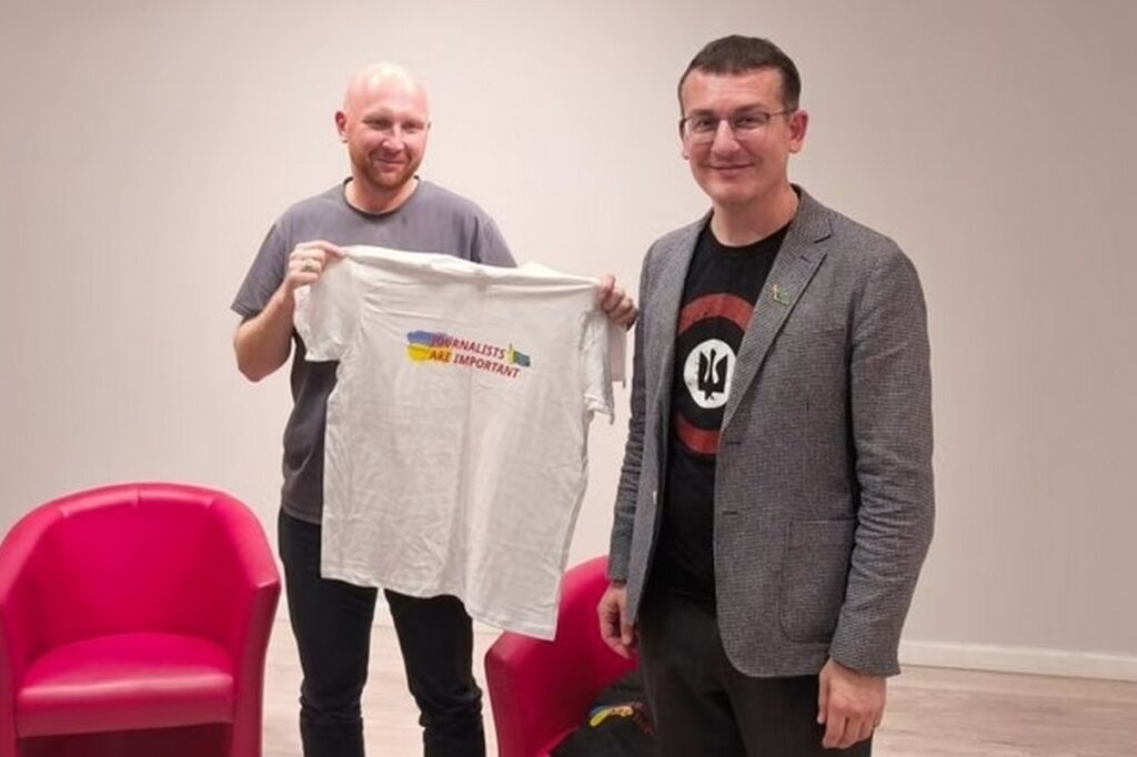 «Ми з 2020 року відчуваємо ваш біль». Сергій Томіленко зустрівся з білоруськими журналістами у Вільнюсі