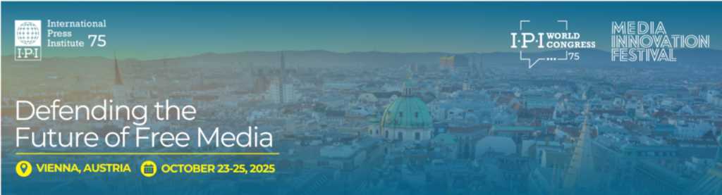 У Відні відкривається IPI World Congress and Media Innovation Festival