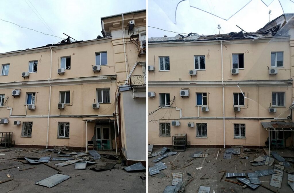 Внаслідок російського обстрілу пошкоджено будівлі «Суспільне Херсон» 1