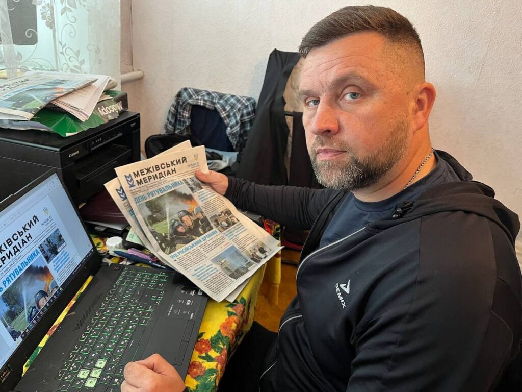Газета під обстрілами: «Межівський меридіан» і далі працює за 15 кілометрів від лінії фронту