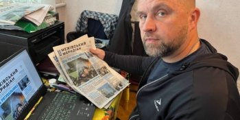 Газета під обстрілами: «Межівський меридіан» і далі працює за 15 кілометрів від лінії фронту 24 Газета під обстрілами: «Межівський меридіан» і далі працює за 15 кілометрів від лінії фронту