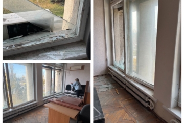 У Дніпрі внаслідок російської атаки постраждали офіс обласної організації НСЖУ та Центру журналістської солідарності