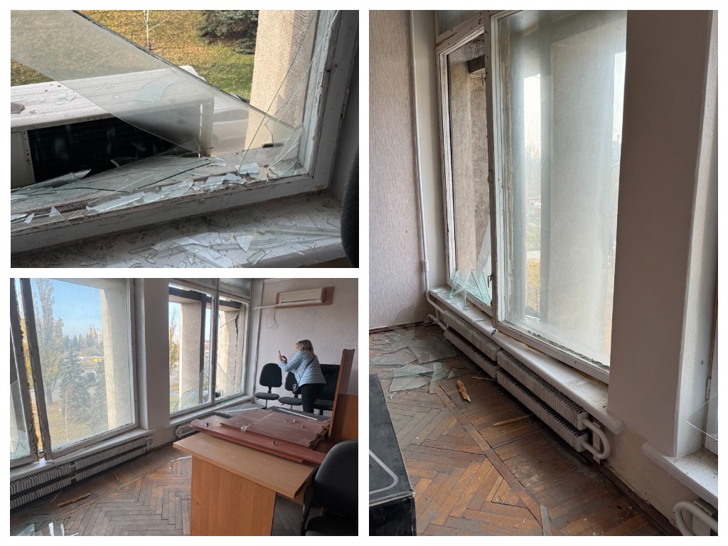 У Дніпрі внаслідок російської атаки постраждали офіс обласної організації НСЖУ та Центру журналістської солідарності 17 У Дніпрі внаслідок російської атаки постраждали офіс обласної організації НСЖУ та Центру журналістської солідарності